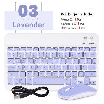 Compact Bluetooth Wireless Keyboard And Mouse For Tablet - Smarsty