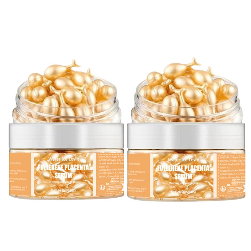 50Pcs Collagen Face Care Capsules Serum Spot Acne Wrinkle Remover Firming Whitening Hyaluronic Acid Essence Skin Care New style - Smarsty