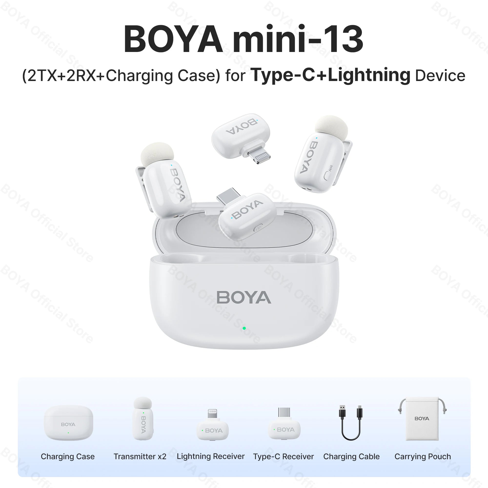 Boya Mini Wireless Lavalier Microphone for Mobile Recording - Smarsty