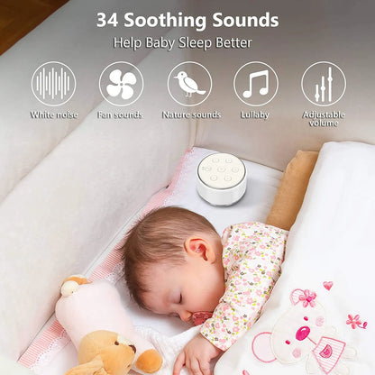 White Noise Machine For Baby Sleep Soothing Night Lights - Smarsty