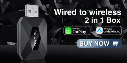 Wireless CarPlay Dongle 2 In 1 Android Auto Adapter - Smarsty