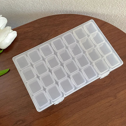 Clear Travel Jewelry Organizer with Adjustable Compartments - Smarsty