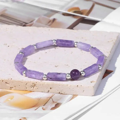 Amethyst Healing Bracelet Set for Weight Loss and Meditation - Smarsty