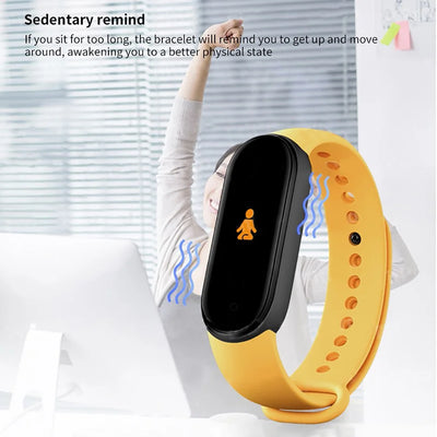 M6 Smart Watch for Fitness Tracking and Heart Rate Monitoring - Smarsty