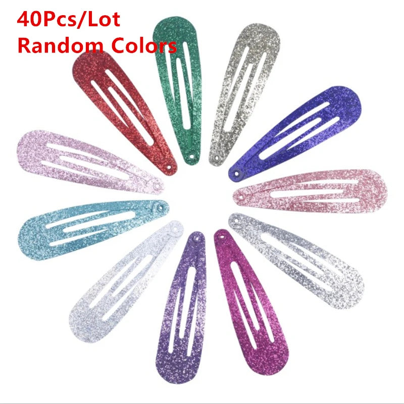 Cute Cartoon Hairpins for Girls 40Pcs Colorful Animal and Fruit Clips - Smarsty