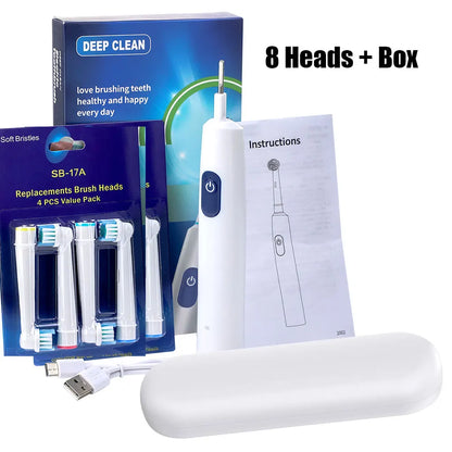 Waterproof Electric Toothbrush with 5 Cleaning Modes - Smarsty