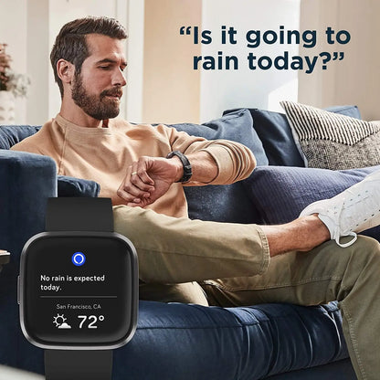 Fitbit Versa 2 Smartwatch with Heart Rate and Sleep Tracking - Smarsty