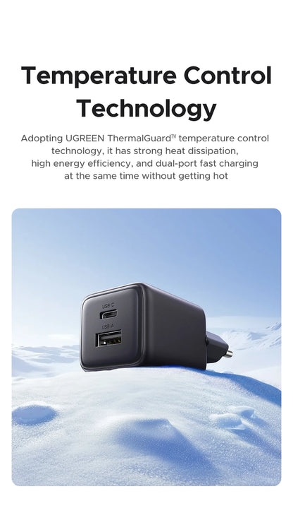 20W GaN USB C Charger PD3 Quick Charge Mini Compact - Smarsty
