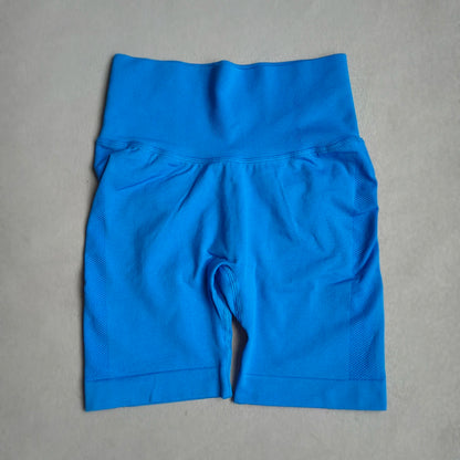 Yoga Shorts Women Sports Shorts Seamless Gym Workout Shorts High Waist Push Up Fitness Sports Shorts Cycling Shorts - Smarsty