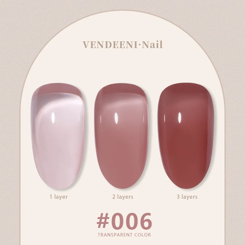 Vendeeni 24 Colors Jelly Gel Nail Polish Set - Smarsty