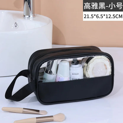 Transparent Travel Cosmetic Bag Large Capacity Waterproof - Smarsty