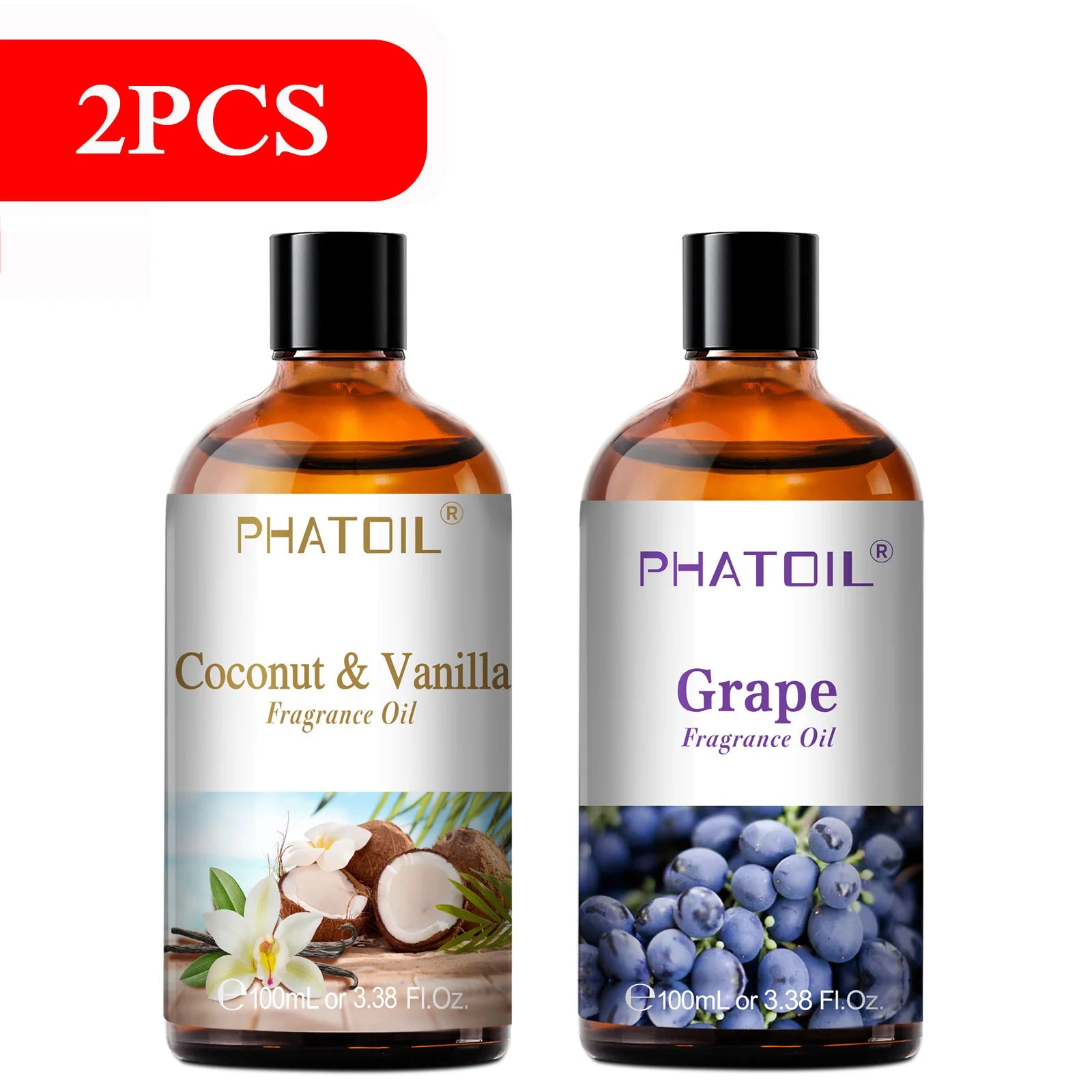 PHATOIL 100ml Aromatherapy Fragrance Oil Pure Essential Oils - Smarsty