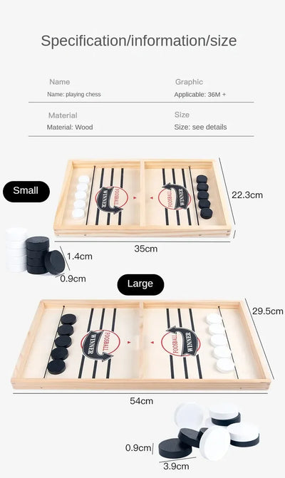 Foosball Winner Games Table Hockey Game Catapult Chess Parent-child Interactive Toy Fast Sling Puck Board Game Toys For Children by Smarsty