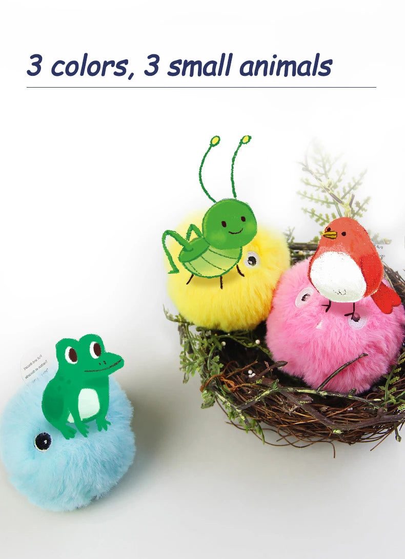 Interactive Sound Balls for Cats Plush and Soft - Smarsty