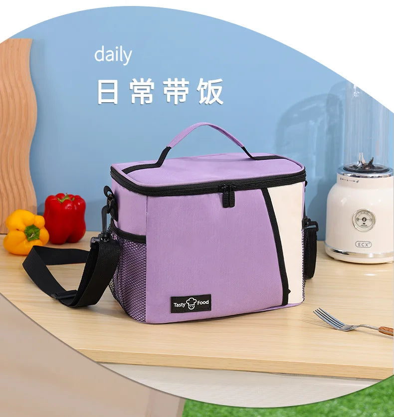 Insulated Lunch Bag Large Unisex Keeps Food Fresh All Day - Smarsty
