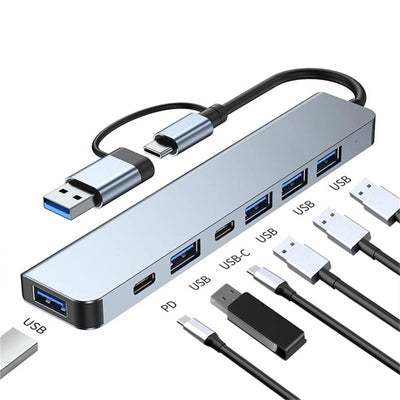 USB C Hub Docking Station Multiport 4K HDMI RJ45 VGA - Smarsty