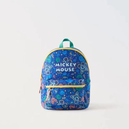 Mickey Mouse Canvas Backpack Large Capacity School Bag - Smarsty