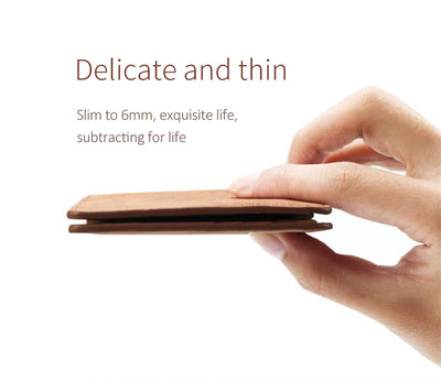 New Retro Men Leather Wallets Small Money Purses Design Dollar Price Top Men Thin Wallet With Coin Bag Zipper - Smarsty