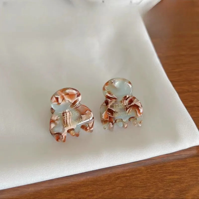 Mini Acetate Hair Claw Clips For Girls Cute Lightweight Grip - Smarsty