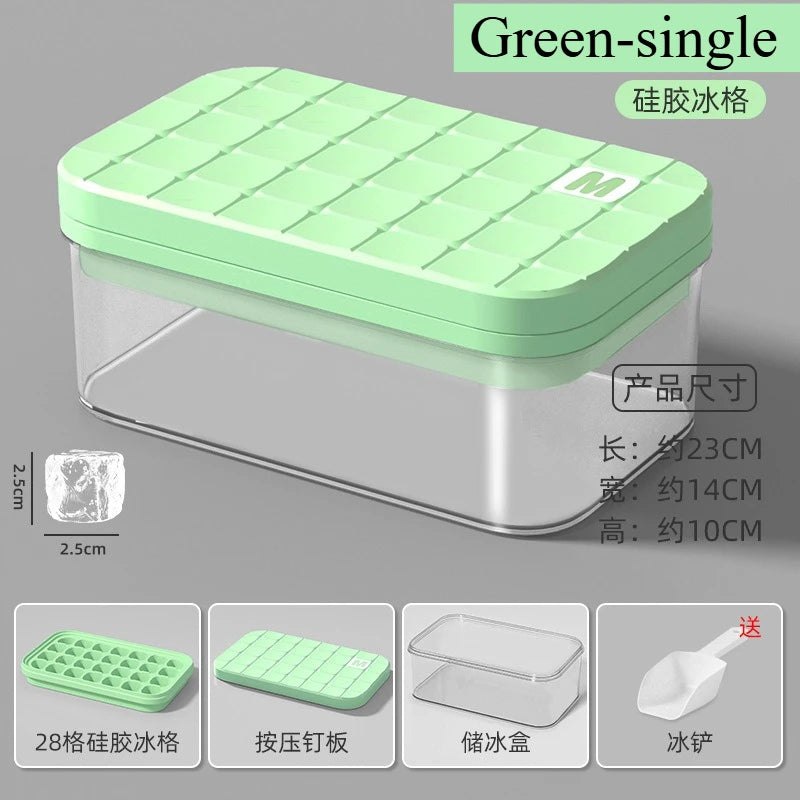 Large Capacity Silicone Ice Cube Tray for Easy Drinks - Smarsty