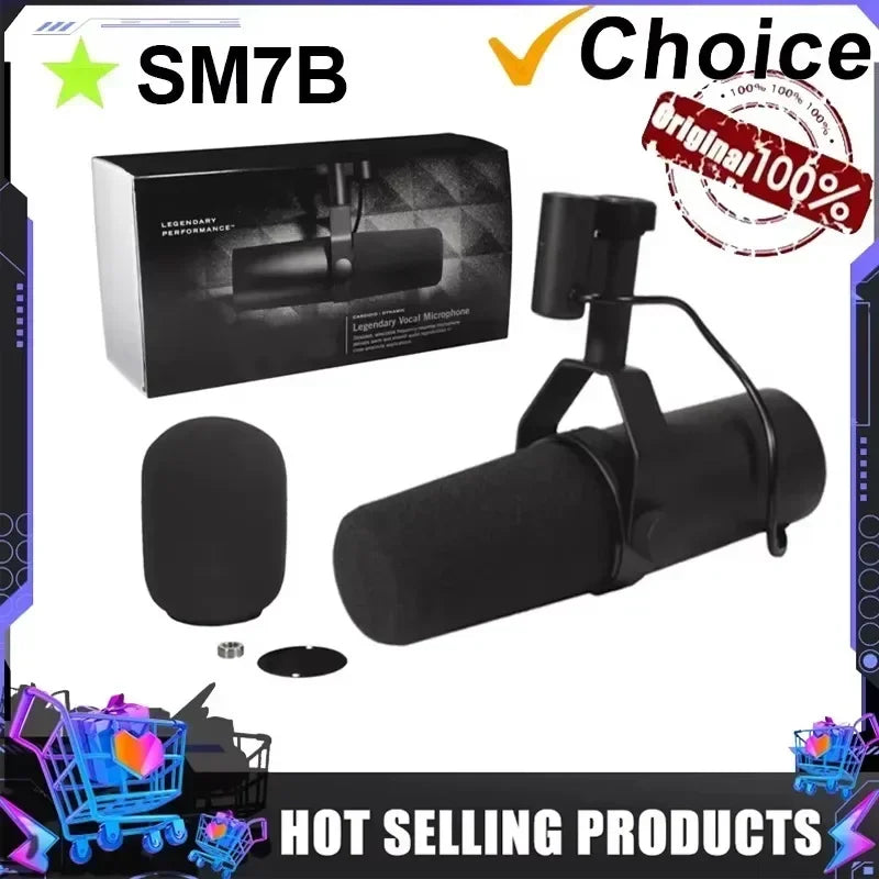 SM7B Dynamic Microphone for Professional Podcasting - Smarsty