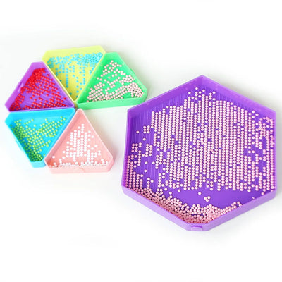 Removable Diamond Painting Storage Containers with 6 Slots - Smarsty
