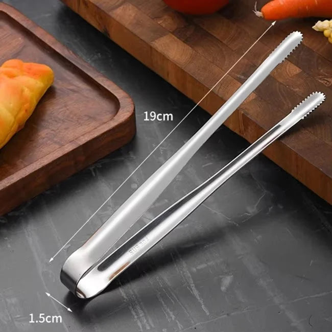 Stainless Steel Grill Tongs with Non-Slip Grip - Smarsty