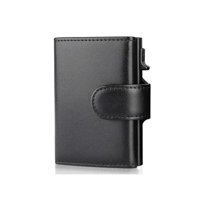 Rfid Microfiber Leather Men Wallets Fashion Card Holder Trifold Wallet Money Bags Smart Slim Thin Coin Pocket Wallet Purse - Smarsty