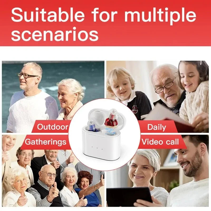2024 Affordable Rechargeable Wireless Hearing Aids - Smarsty