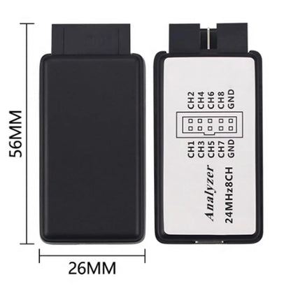 USB Logic Analyzer 24MHz Mini Digital Device 8 Channels - Smarsty