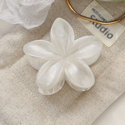 Hawaiian Flower Hair Claw Clips For Thin Hair Lightweight - Smarsty