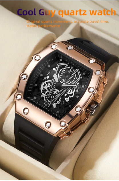 Large Dial Waterproof Quartz Sports Watch for Men - Smarsty
