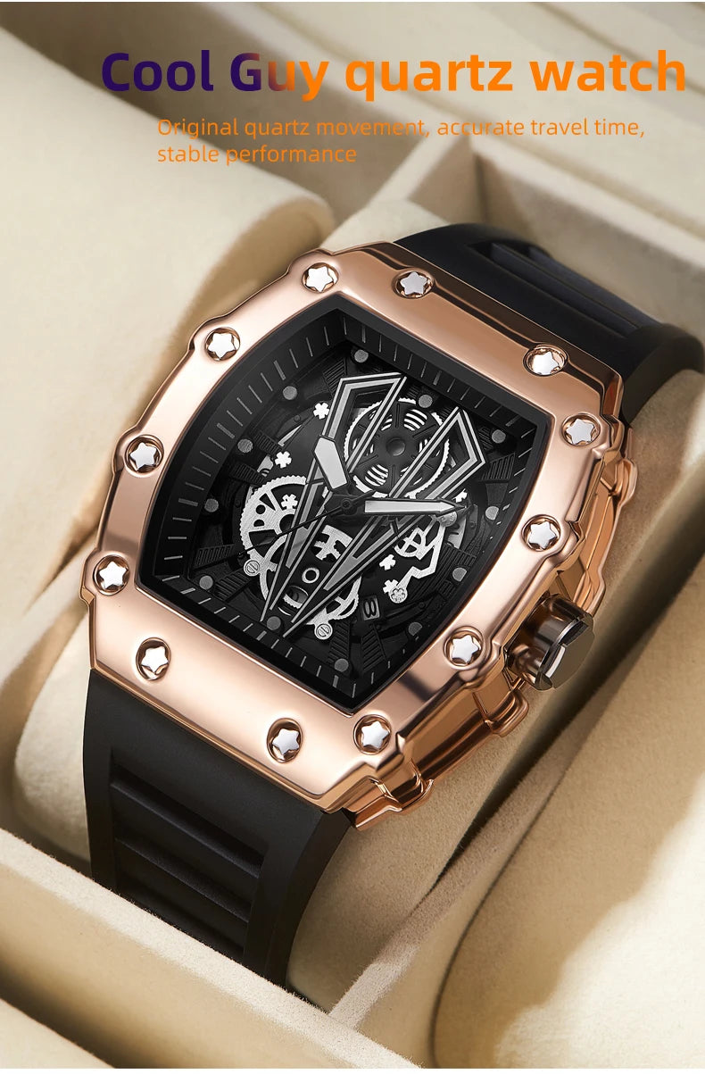 Large Dial Waterproof Quartz Sports Watch for Men - Smarsty