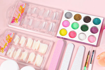 Acrylic Powder and Liquid Monomer Nail Art Kit - Smarsty