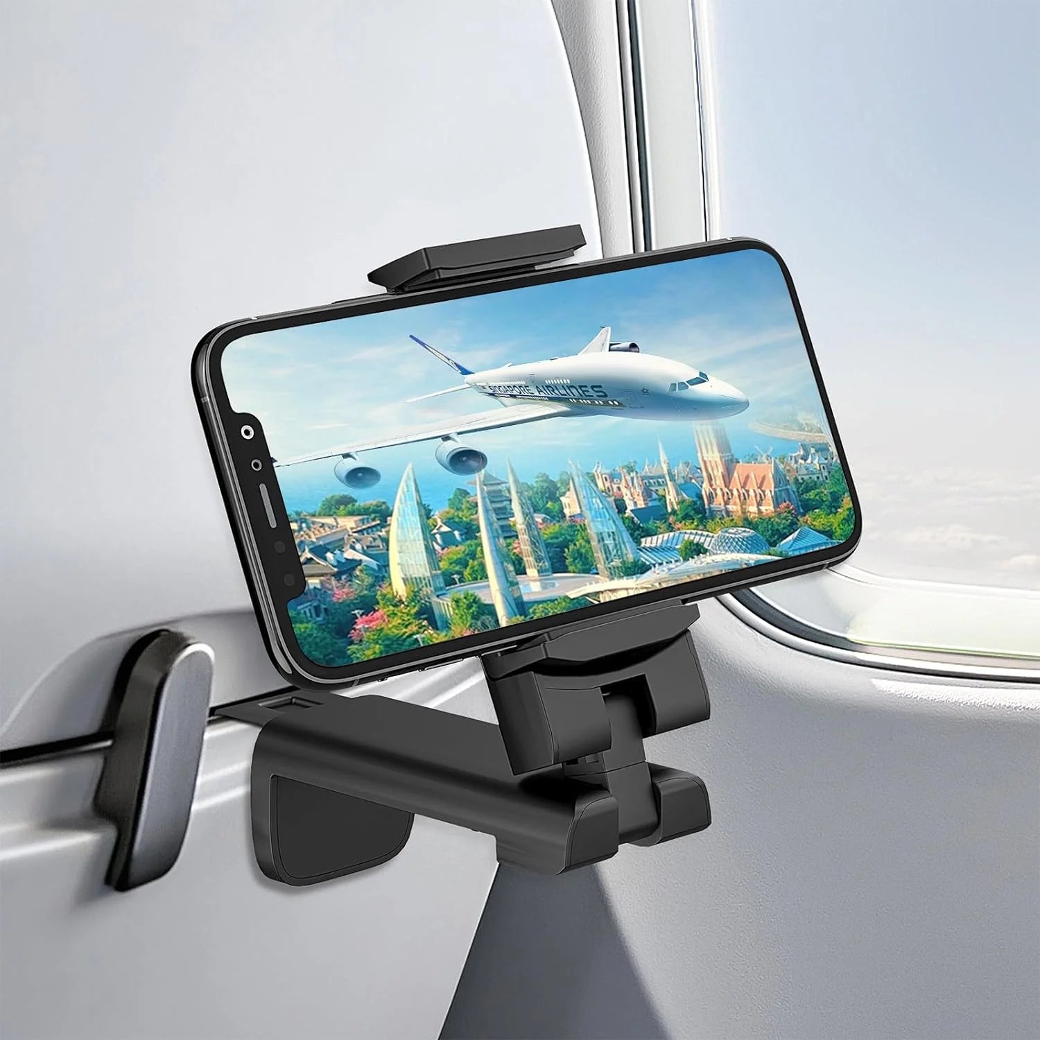 Mobile Phone Holder Portable Travel Holder Desktop Flight Folding Rotatable Selfie Stand for Watching Dramas and Learning Dishes - Smarsty