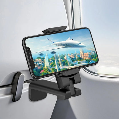 Mobile Phone Holder Portable Travel Holder Desktop Flight Folding Rotatable Selfie Stand for Watching Dramas and Learning Dishes - Smarsty