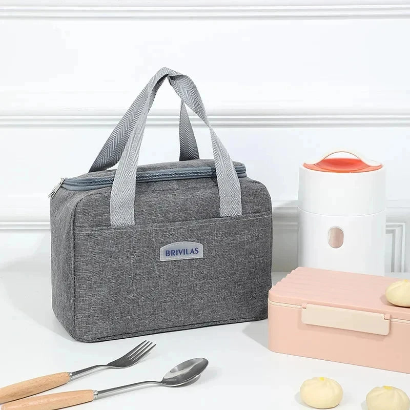 Insulated Portable Lunch Bag For Women Office Tote Compact - Smarsty