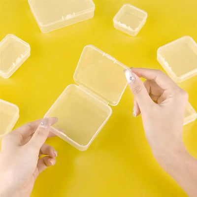 Translucent Plastic Jewelry Storage Box Set - Smarsty