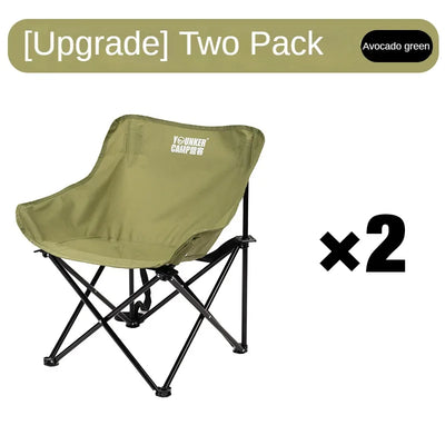 Outdoor Folding Moon Chair Portable Chair Camping Chair Picnic Gear Fishing Small Horse Stool Student Sketching by Smarsty