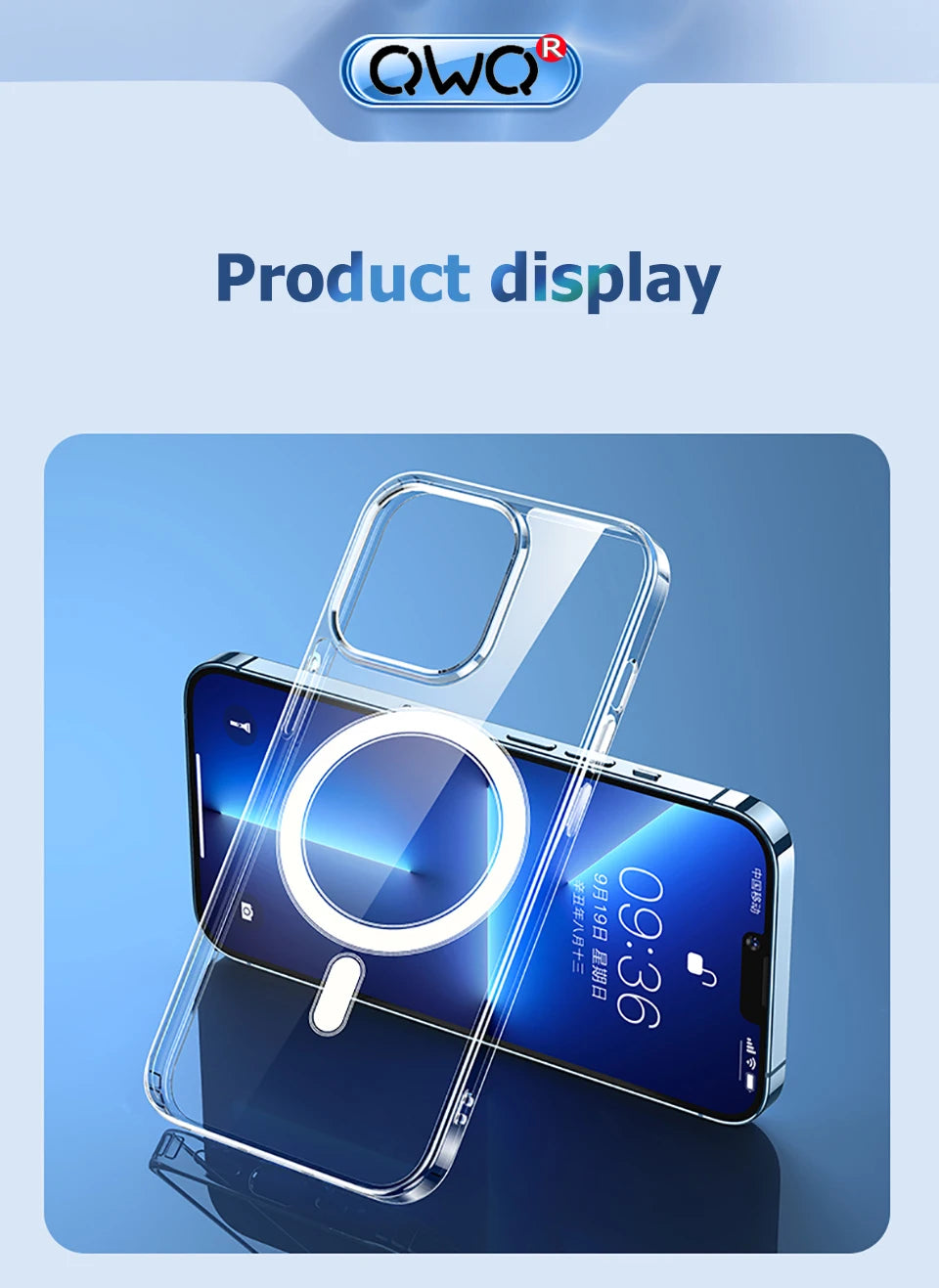 MagSafe Clear Case For iPhone Wireless Charging - Smarsty