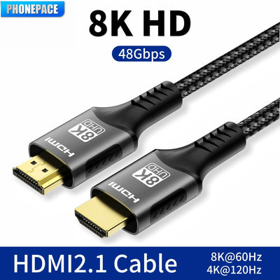 High Speed 8K HDMI Cable with Braided Nylon Design - Smarsty