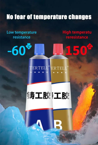 AB Type Glue Casting Super Strong Glue Sticks All Liquid Metal Repair Waterproof Waterproof Sealant Roof Waterproofing Welding - Smarsty