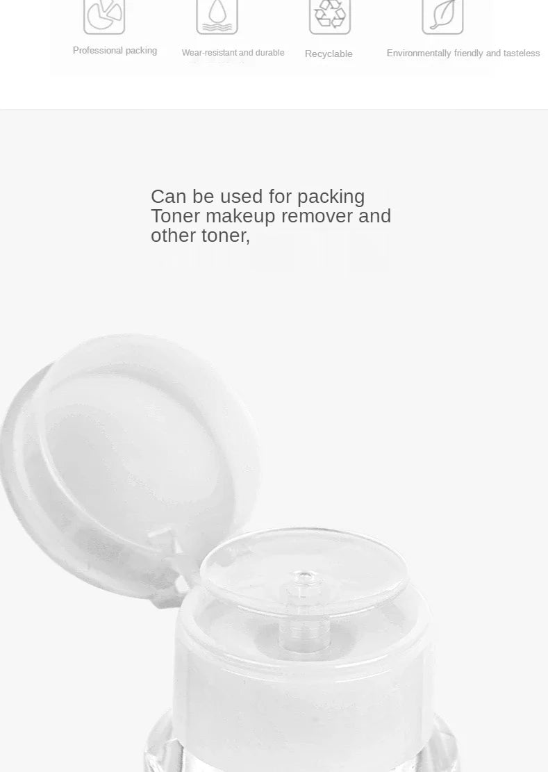 Refillable Pump Dispenser Bottle for Nail Polish - Smarsty