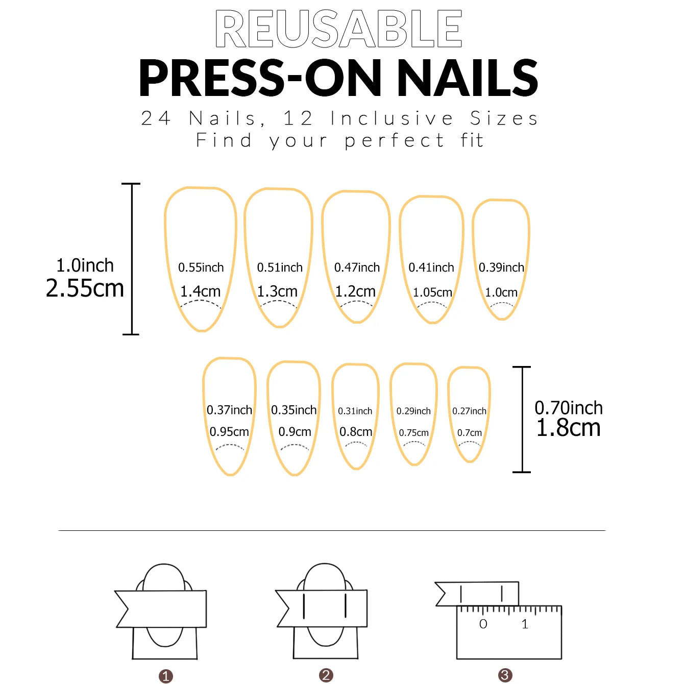 120pcs White French Fake Nails for Chic Style - Smarsty