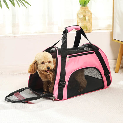 Breathable Portable Dog Carrier Bag for Travel - Smarsty