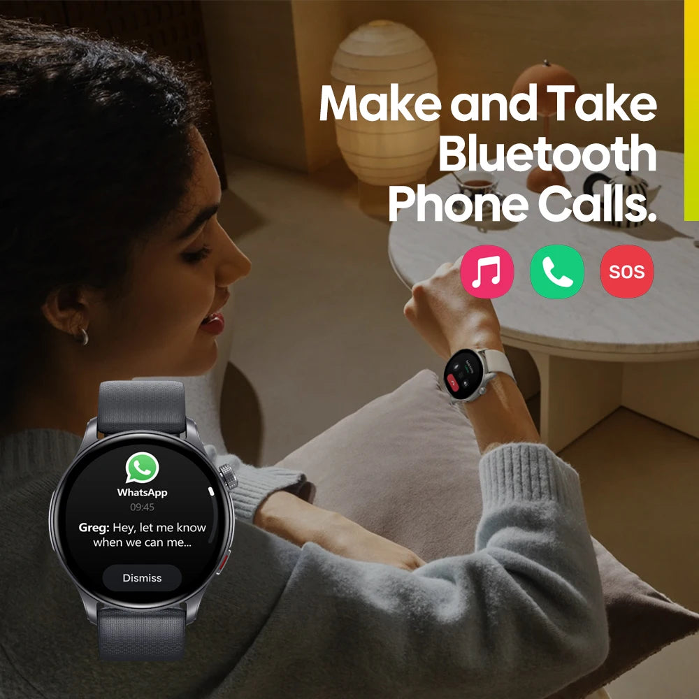 Zeblaze Btalk 3 GPS Smartwatch with AMOLED Screen - Smarsty
