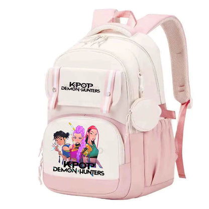 Demon Hunters Anime Backpack Large Capacity School Bag - Smarsty