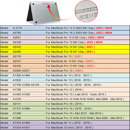 MacBook Air UltraSlim Hard Shell Case 13 to 15 Inches
