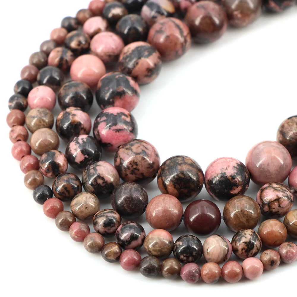 Natural Stone Beads Blue Tiger Eye Crystal Amethyst Rose Quartz Gemstone Bead for Jewelry Making Bracelet Necklace 4/6/8/10MM - Smarsty