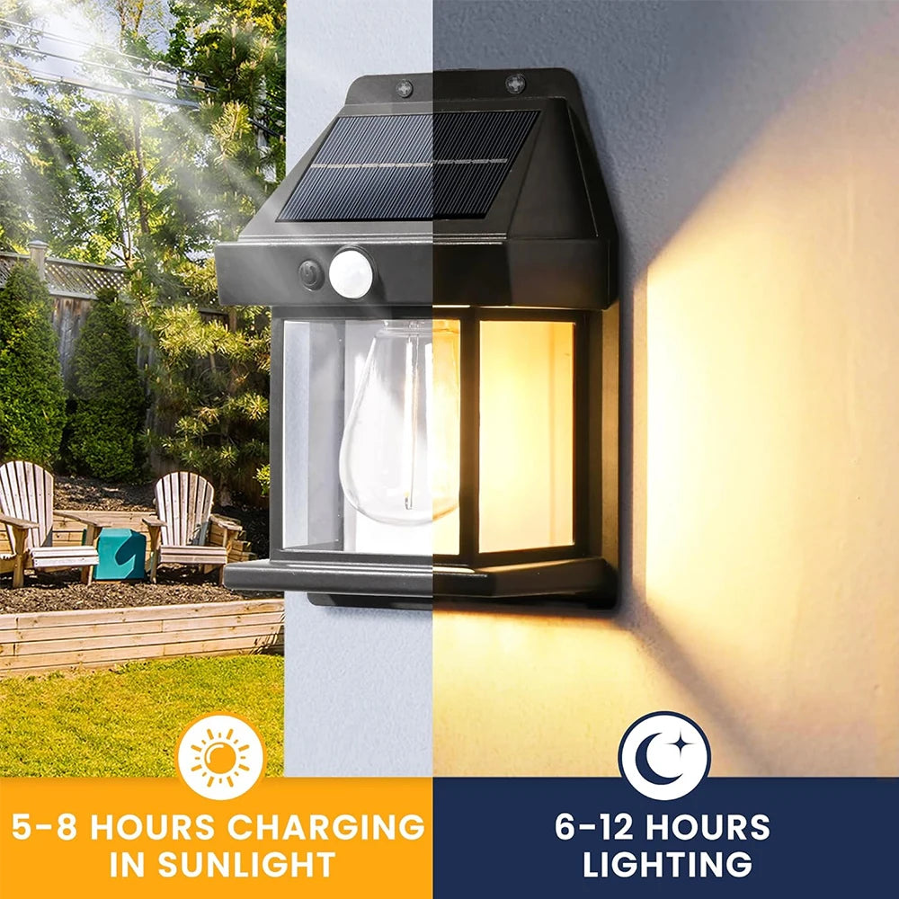 LED Solar Wall Light with Motion Sensor and Three Modes - Smarsty